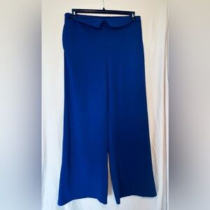 Vibrant Blue Wide Leg Pants